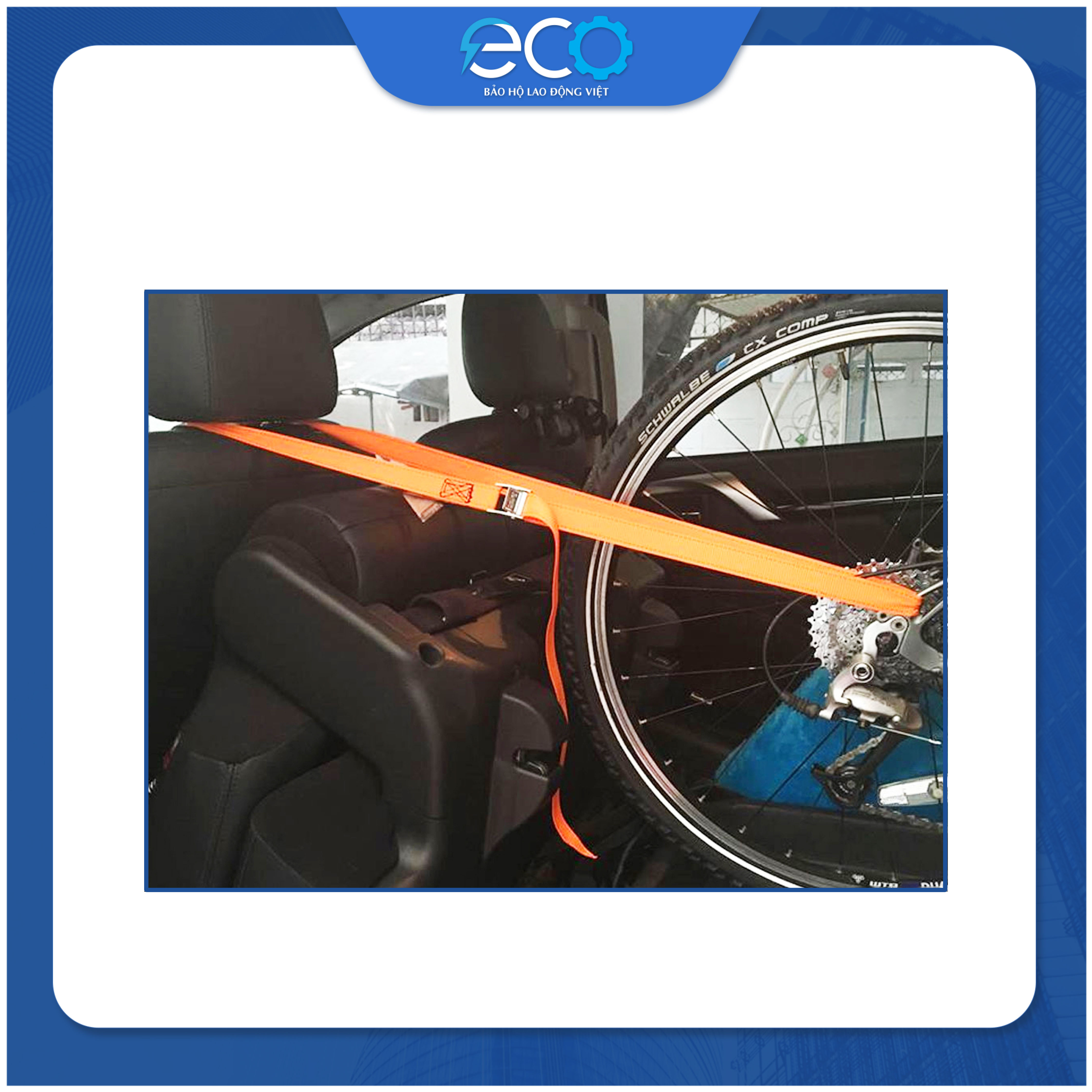 Dây chằng hàng khoá cam không móc Daravin, dây chằng hàng xe máy, hàng hóa pallet, vali, du lịch