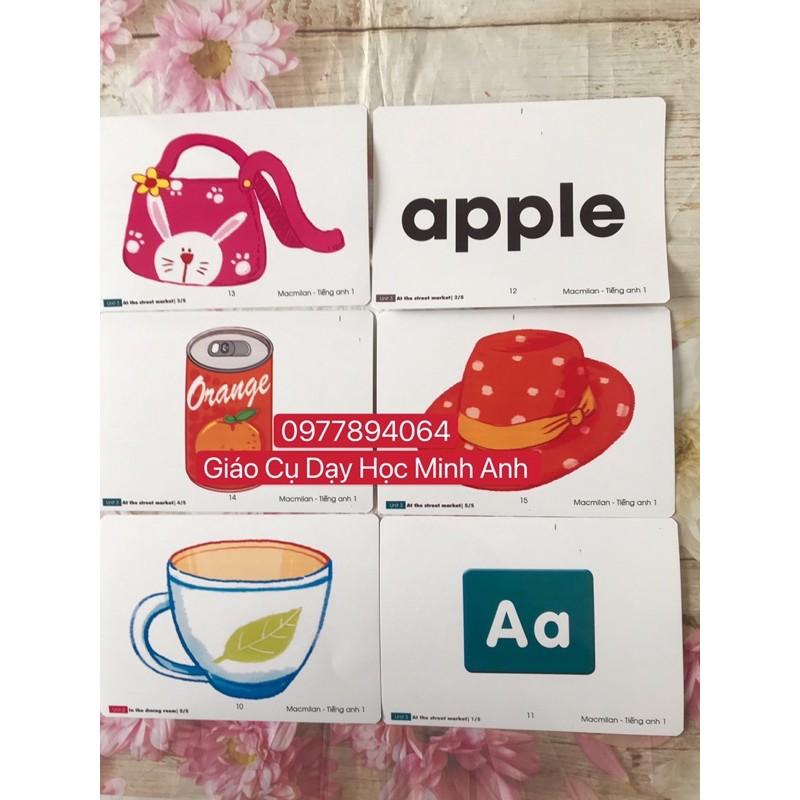 Flashcards Tiếng Anh lớp 1 mới nhất 2020- chương trình bộ giáo dục - Hoàng Văn Vân chủ viên ( C300 cán bóng)