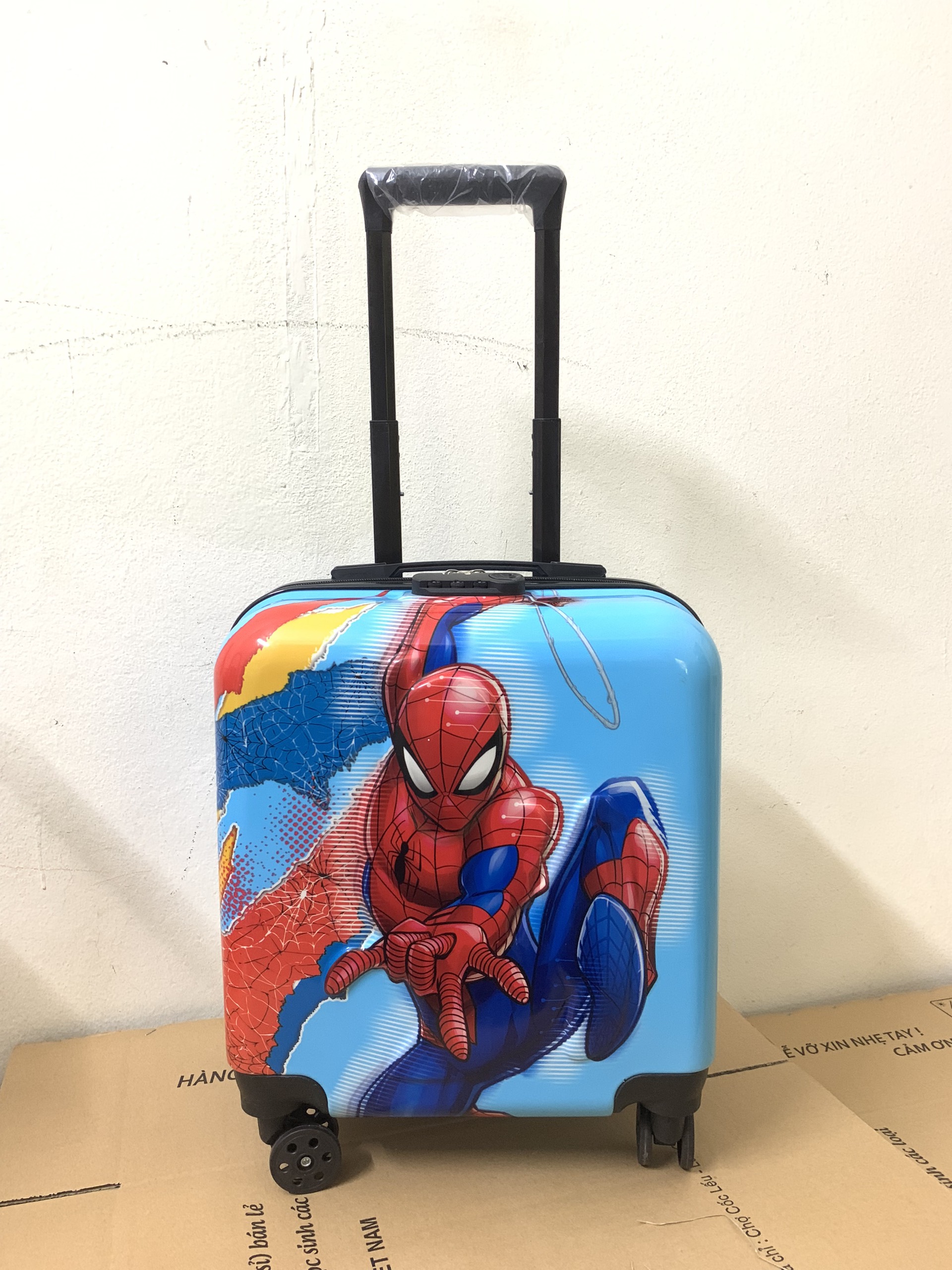 Vali siêu nhân nhện - spiderman - vuông