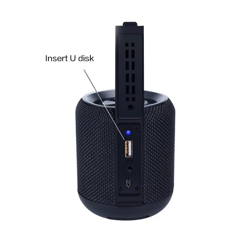 Loa Bluetooth USLION Mini Plus Bản Mở Rộng, chống nước IPX5. Hỗ Trợ Kết Nối Bluetooth 5.0. Thẻ Nhớ- Hàng Chính Hãng