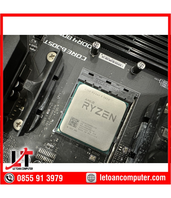 CPU AMD Ryzen 5 2600 (6C/12T, 3.4 GHz - 3.9 GHz, 16MB) - AM4 - Hàng Nhập Khẩu