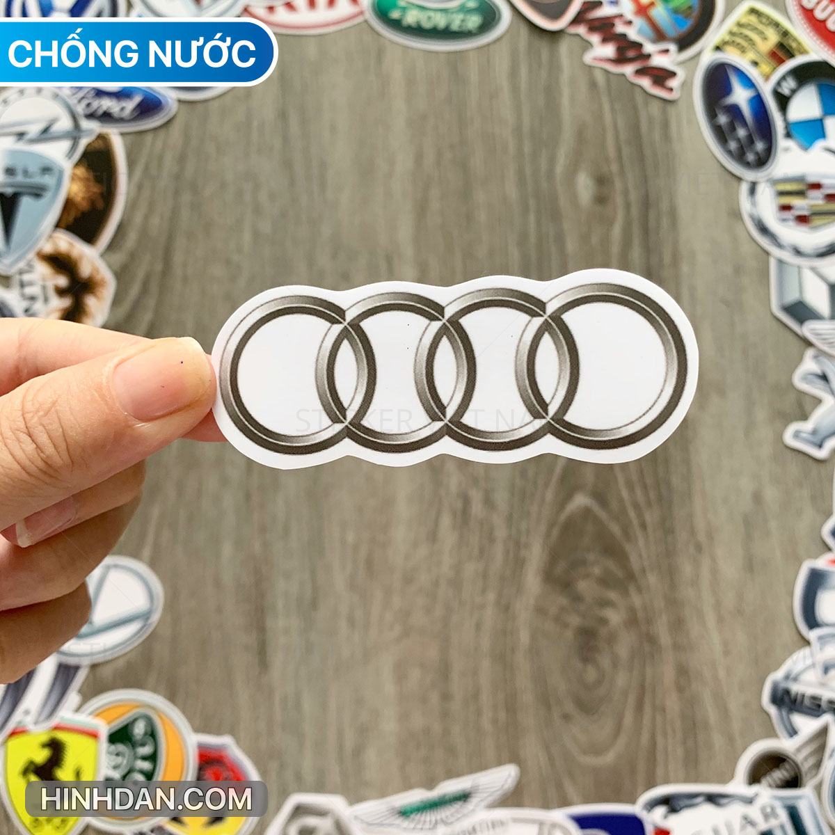 Sticker LOGO SIÊU XE - Dán Trang Trí - Chất Liệu PVC Cán Màng Chất Lượng Cao Chống Nước, Chống Nắng, Không Bong Tróc Phai Màu