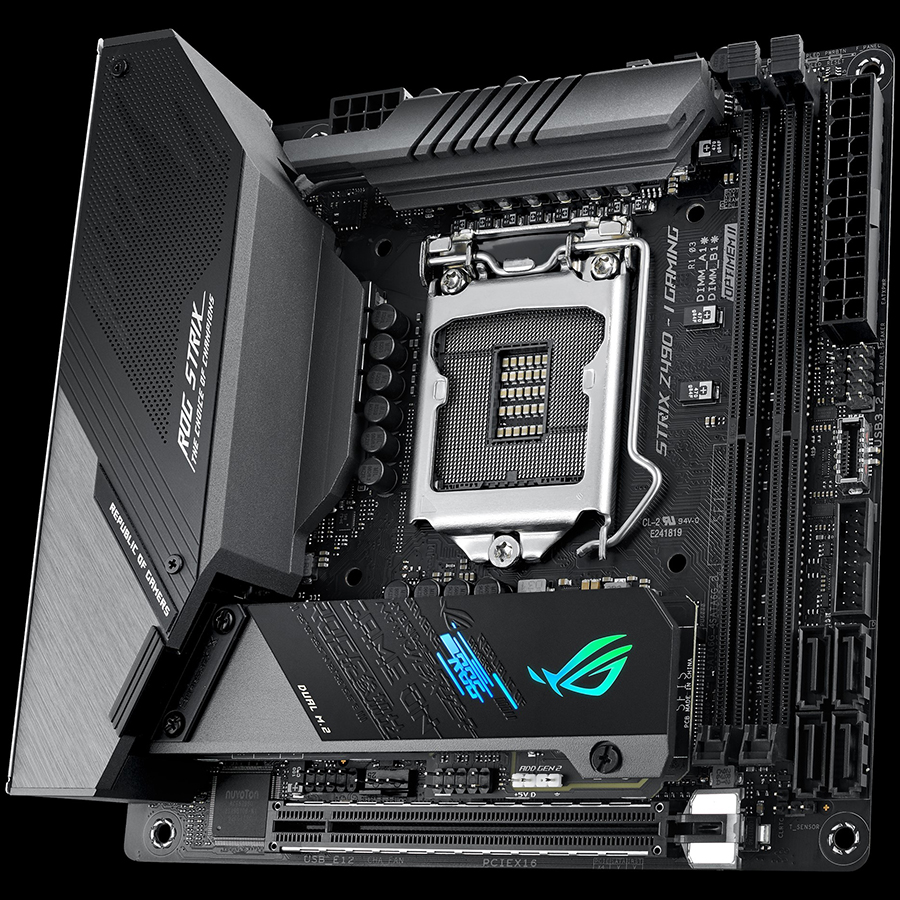 Bo Mạch Chủ Mainboard ASUS ROG STRIX Z490-I GAMING - Hàng Chính Hãng