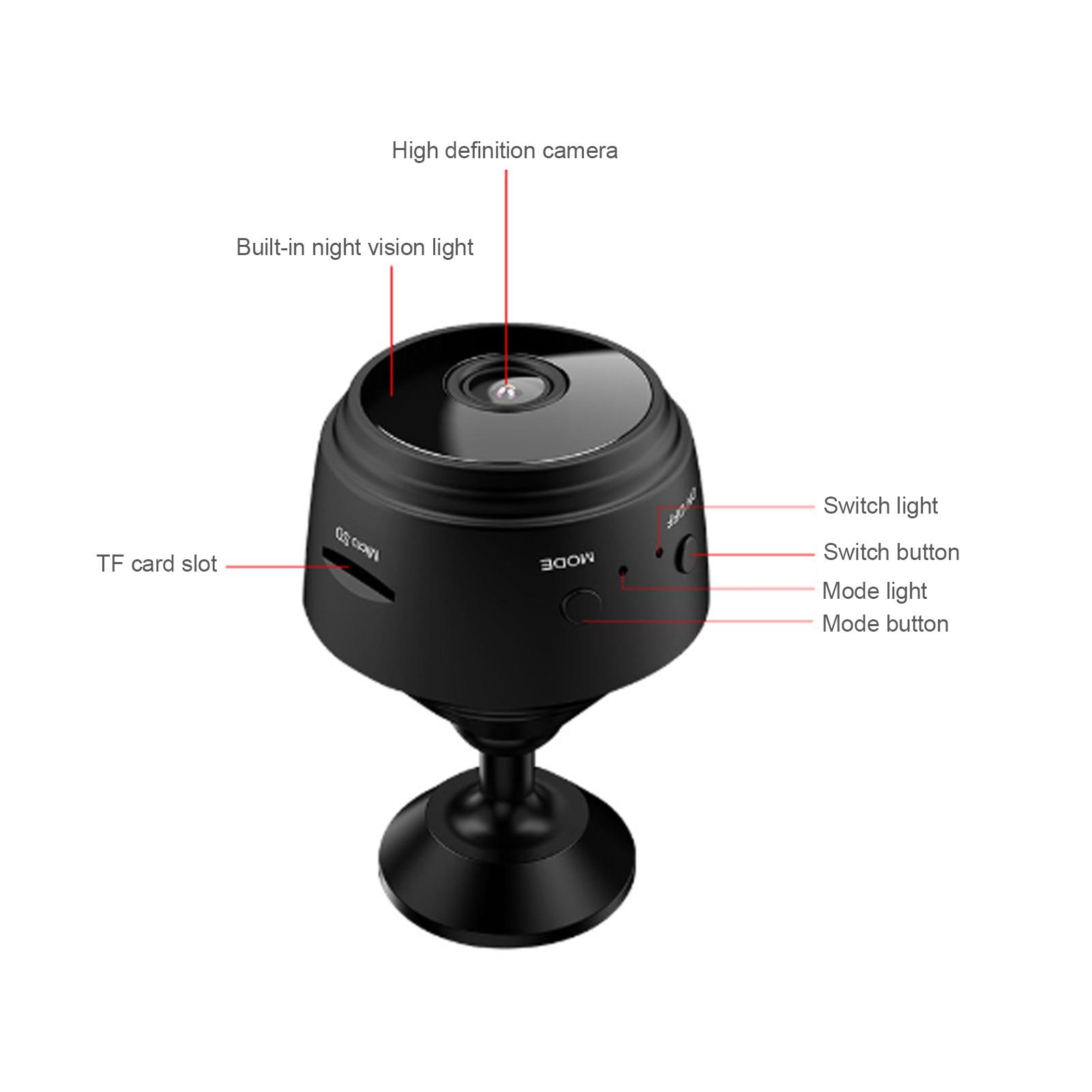 A9 Mini HD 720P Wireless Hidden Camera,Home WiFi Remote Security Cameras,Smart Motion Detection ,Remote Playback