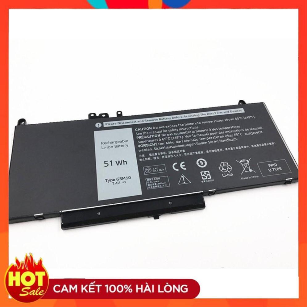 Pin Dùng Cho Laptop Dell Latitude E5450 G5M10 51Wh