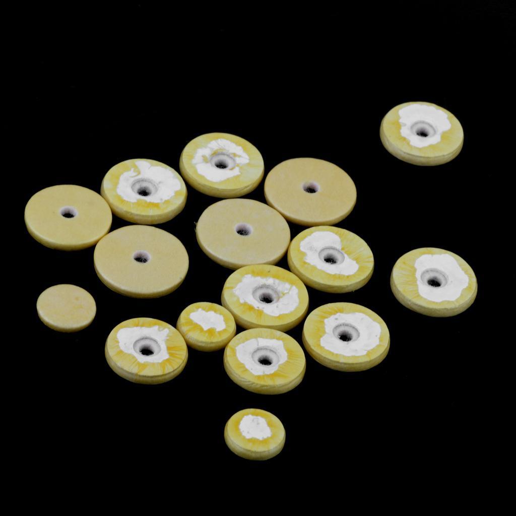 6-7pack Flute Pads 16pcs Yellow Color