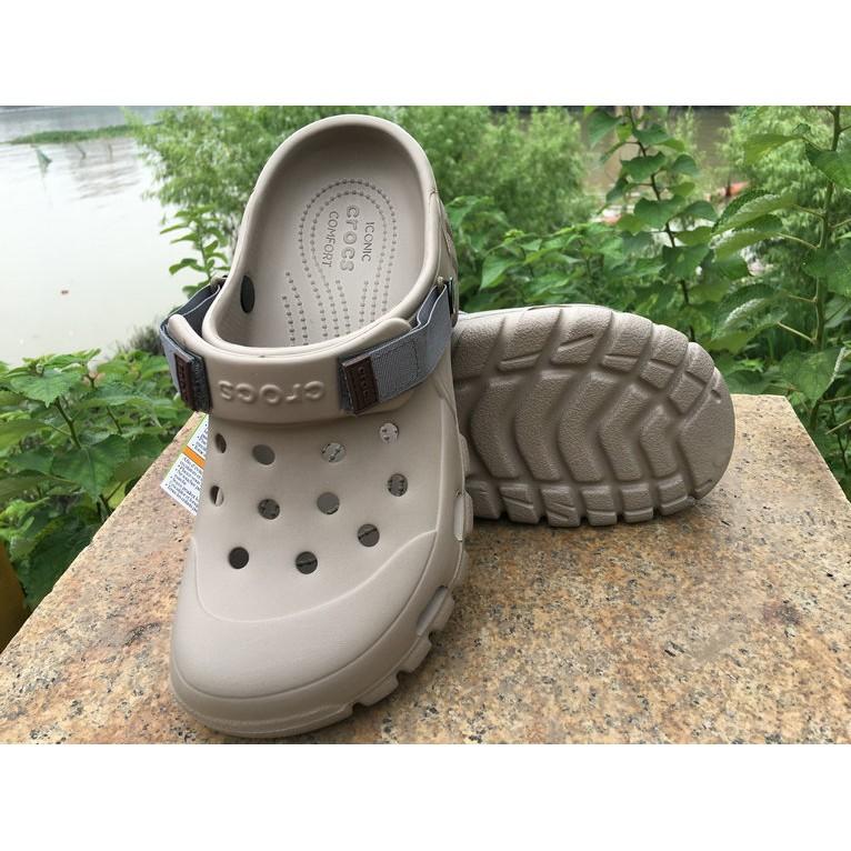 DÉP SỤC OFFROAD SPORT CLOG CHO NAM MÀU GHI đúc liền khối bền vô đối