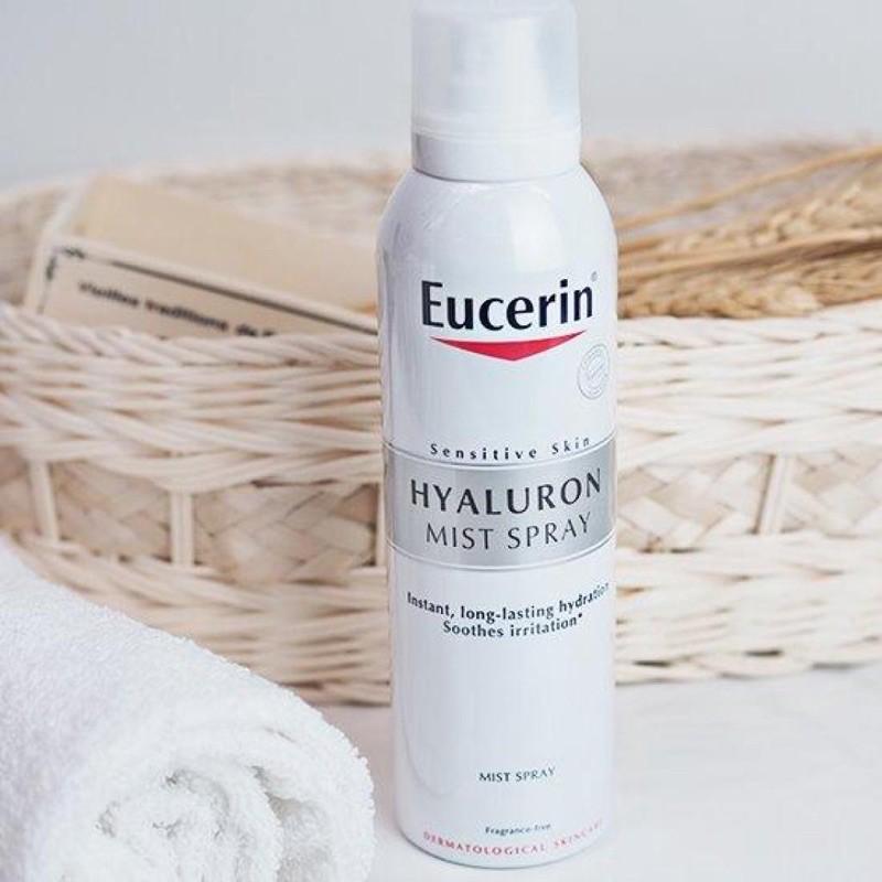 Xịt Dưỡng Ẩm Eucerin Hyaluron Mist Spray Sensitive Skin Dành Cho Da Nhạy Cảm 150ml