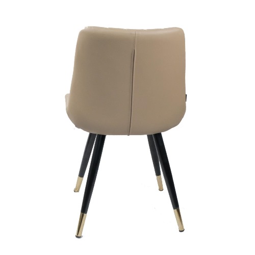 Ghế ăn chất liệu da chân thép sơn LB117