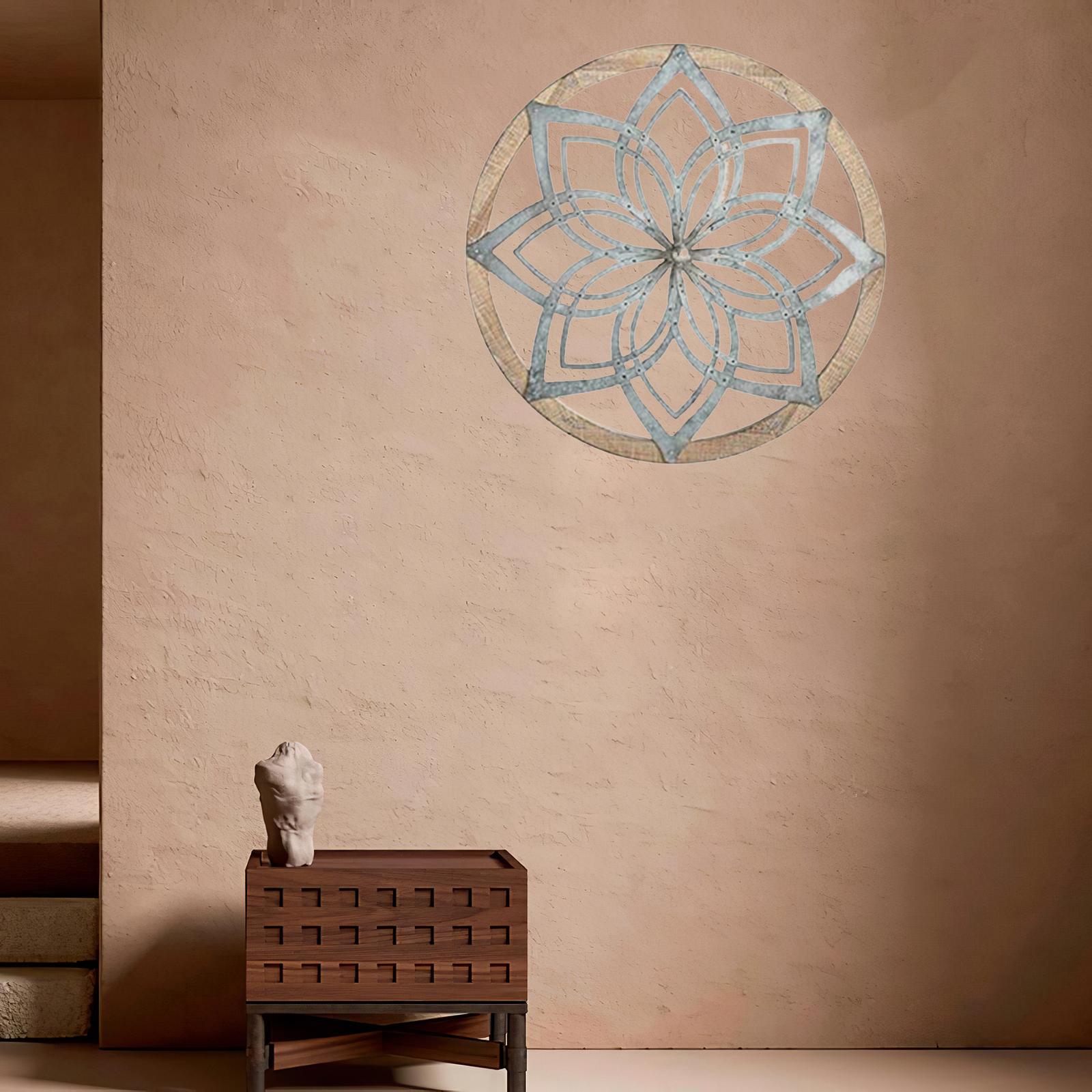 Medallions Metal Round Wall Decor. Home Living Room Wall Sculptures