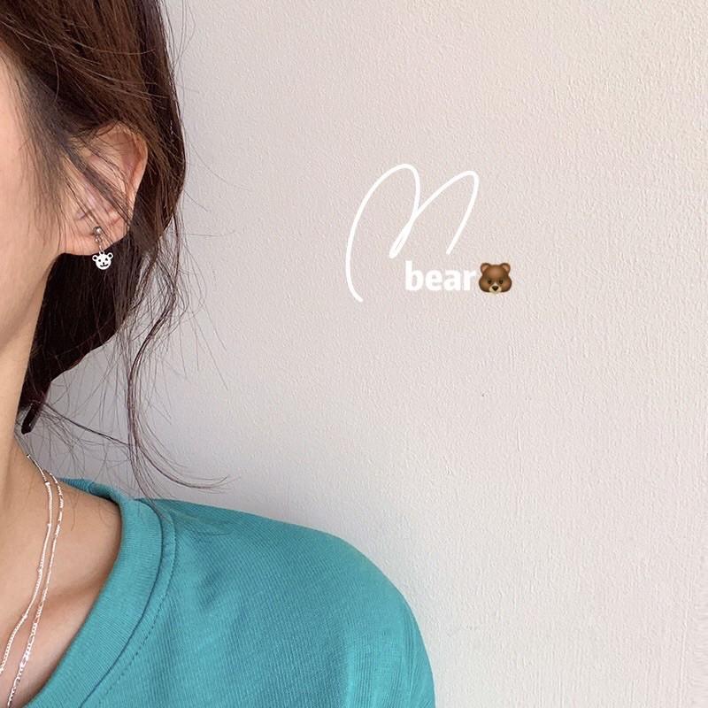 1 đoi bông tai Gấu, khuyên tai gấu nhiều mẫu