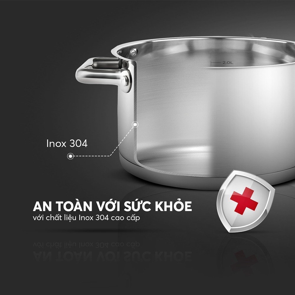 Nồi 5 đáy Inox 304 Elmich Berlin