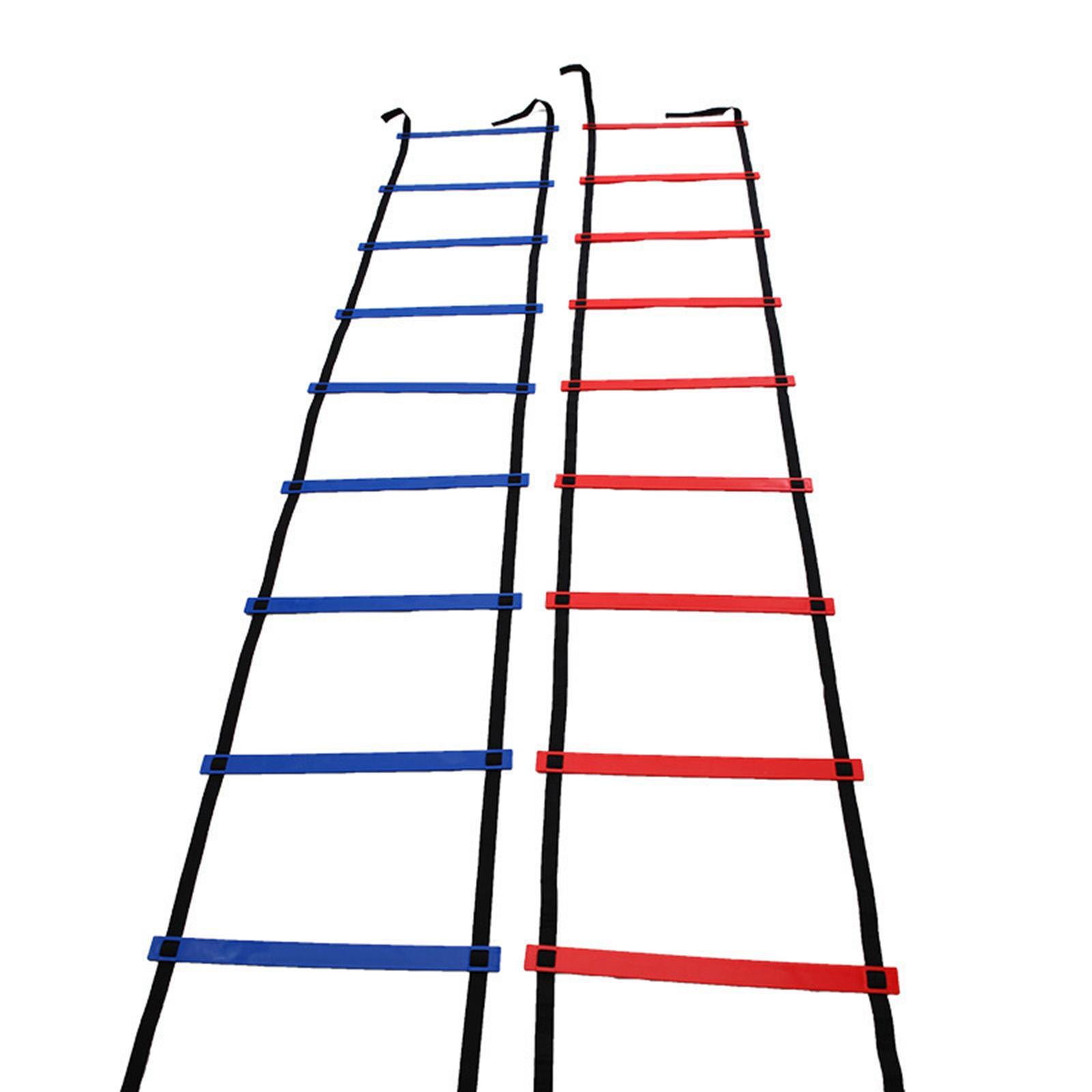 Agility Ladder Football Speed Training Equipment Basketball Soccer Improves Coordination Speed Ladder with Carry Bag for Volleyball Home Gym