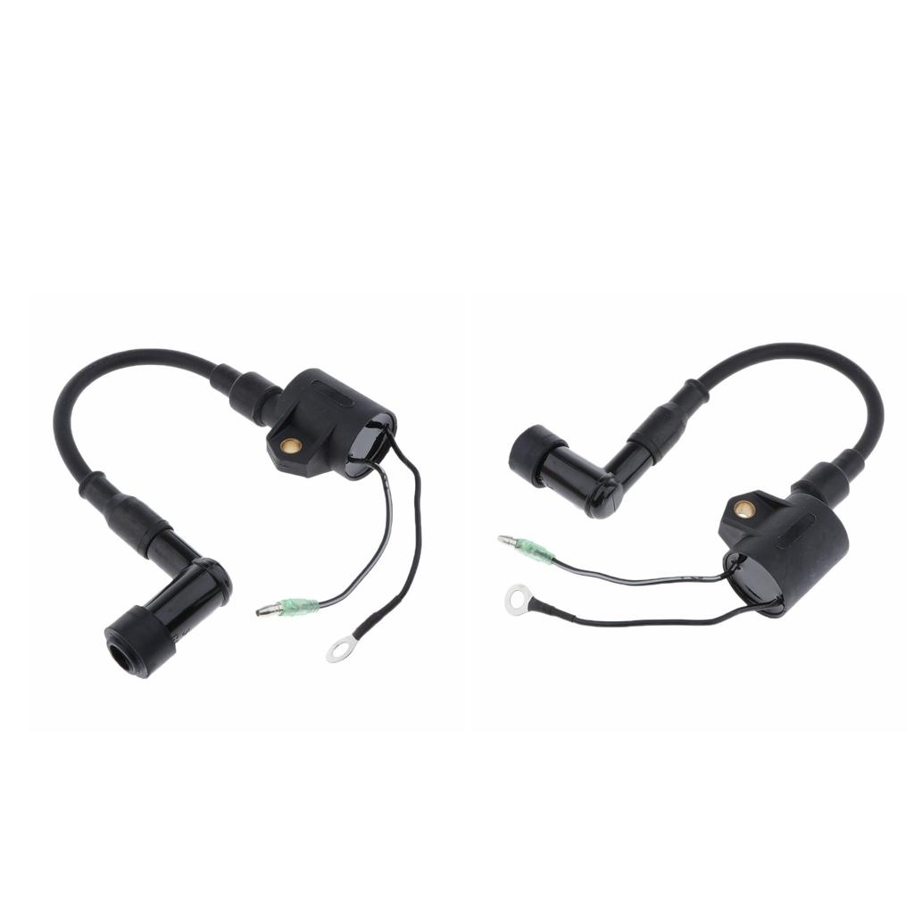 2x Ignition Coil for 40HP 50HP 2-stroke 3 Cylinder Outboard 6H585570