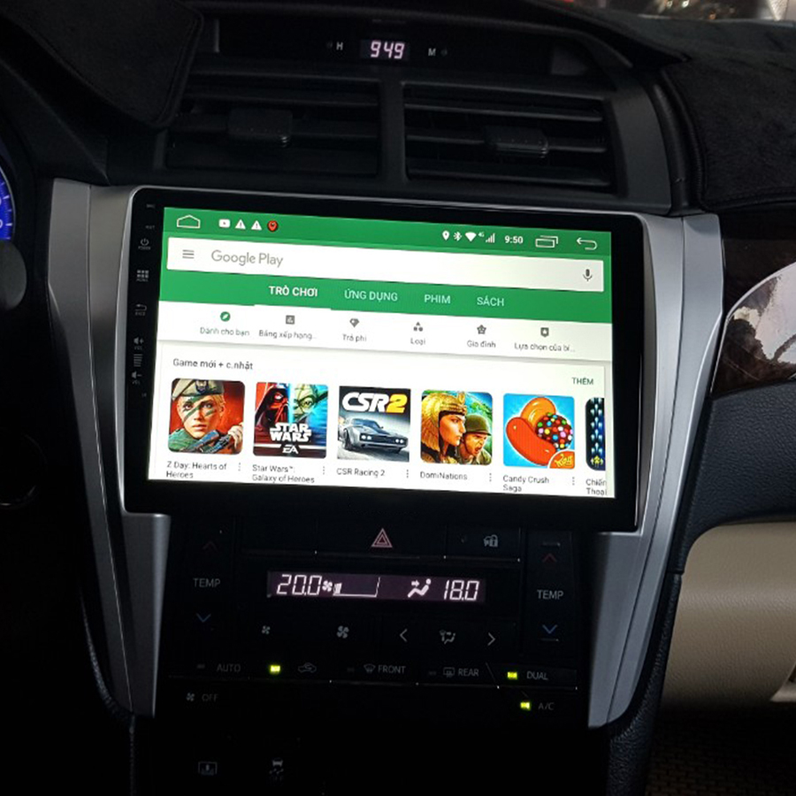 MÀN HÌNH DVD ANDROID CHO XE TOYOTA CAMRY