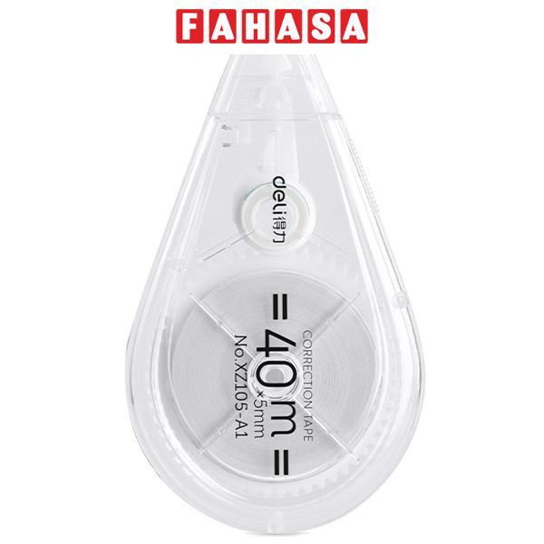Băng Xóa Kéo 40 m x 5 mm - Deli XZ105-A1