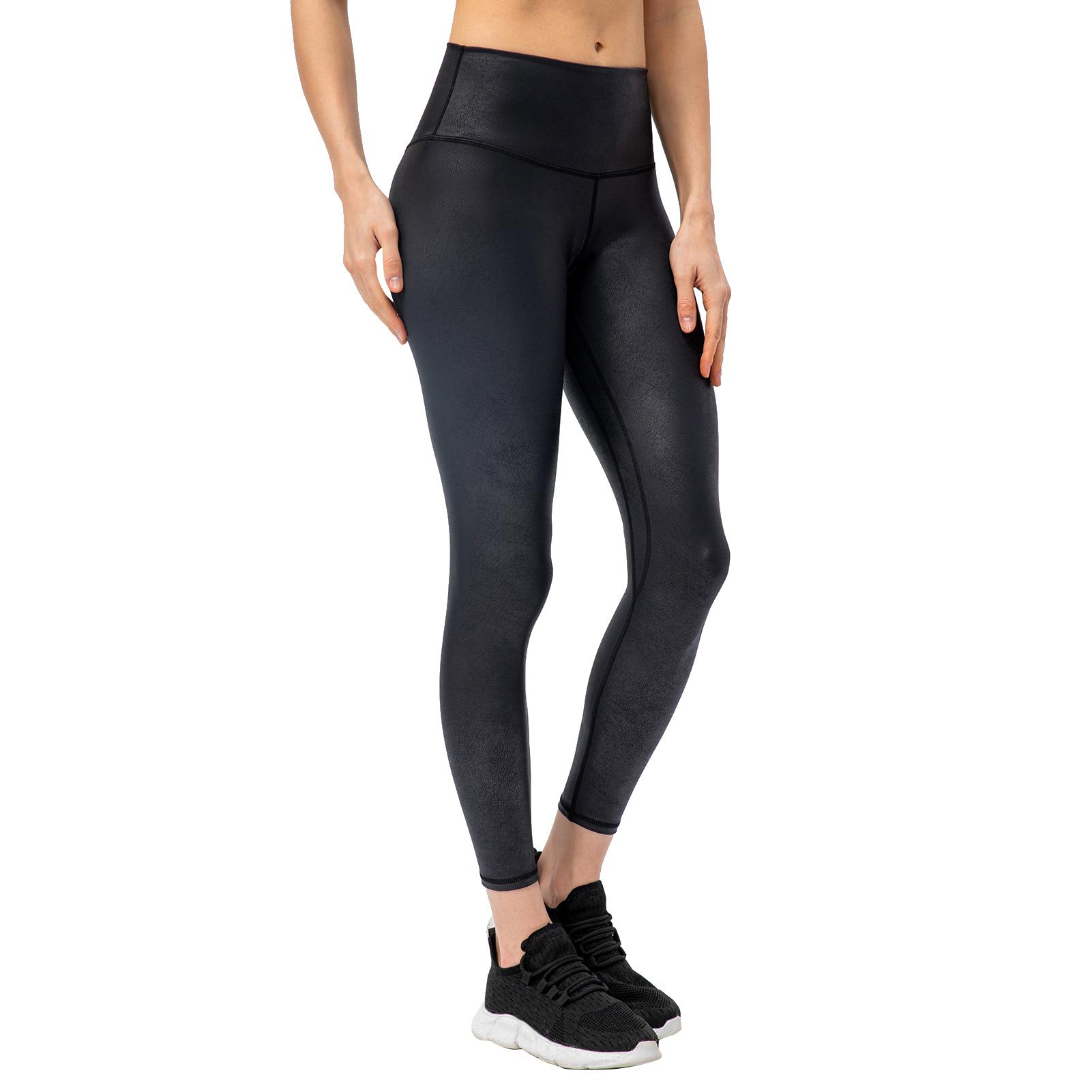Quần legging yoga nữ eo cao tôn dáng để đi xe đạp, tập thể thao, chạy bộ