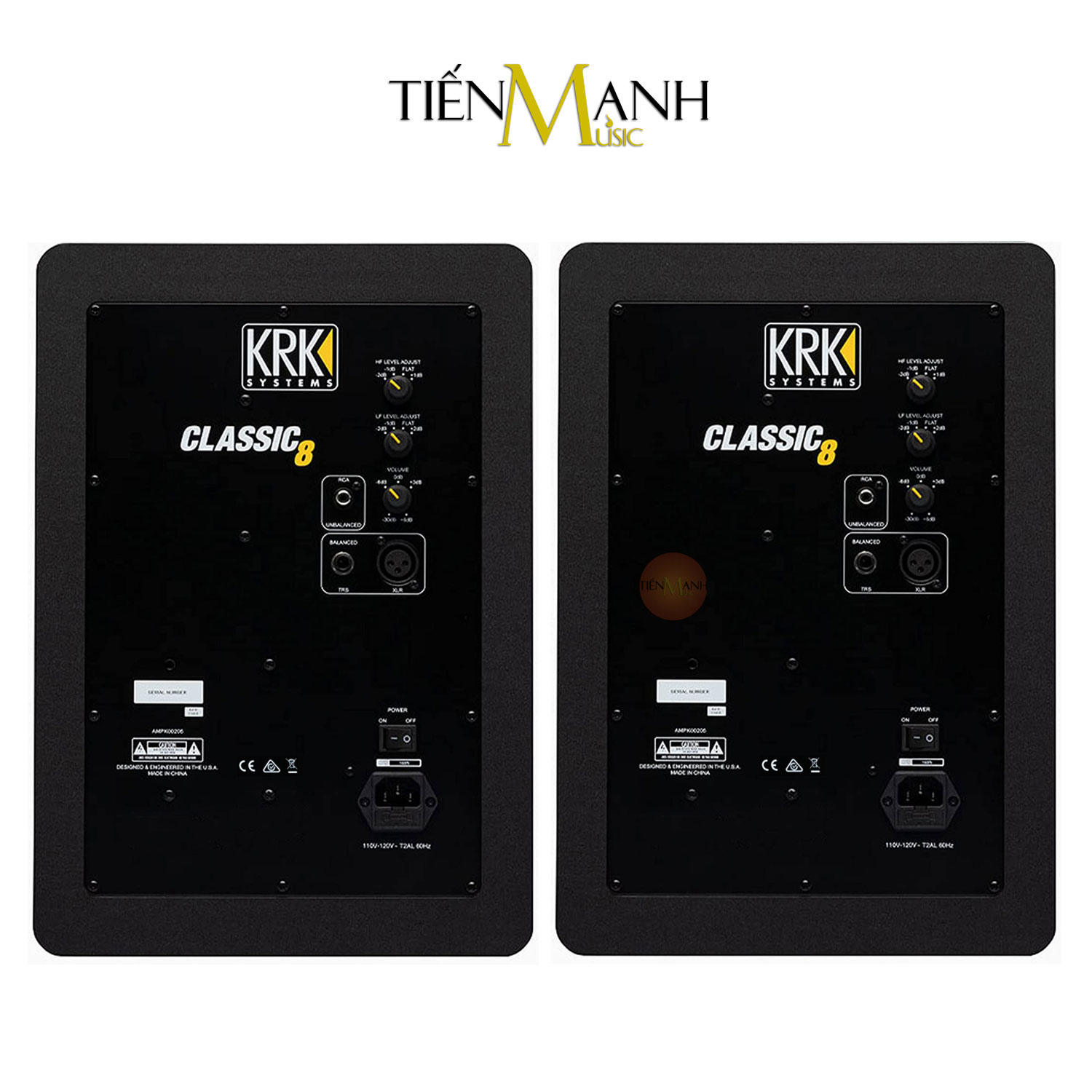Loa Kiểm Âm KRK Classic 8 CL8G3 Powered Studio Monitor Speaker Nghe Nhạc CL8 G3 Hàng Chính Hãng - Kèm Móng Gẩy DreamMaker