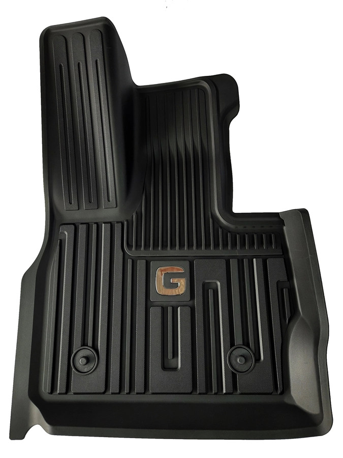 Thảm lót sàn xe ô tô Mercedes G Nhãn hiệu Macsim 3W (Loại 2) chất liệu nhựa TPE đúc khuôn cao cấp - màu đen