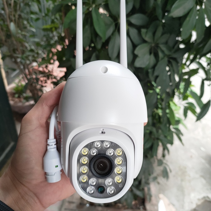 Camera IP Yoosee Ngoài Trời PTZ 5.0Mpx 16 Led 2 Râu Hồng Ngoại, Ban Đêm Có Màu Xoay 360 Độ - Hàng Chính Hãng