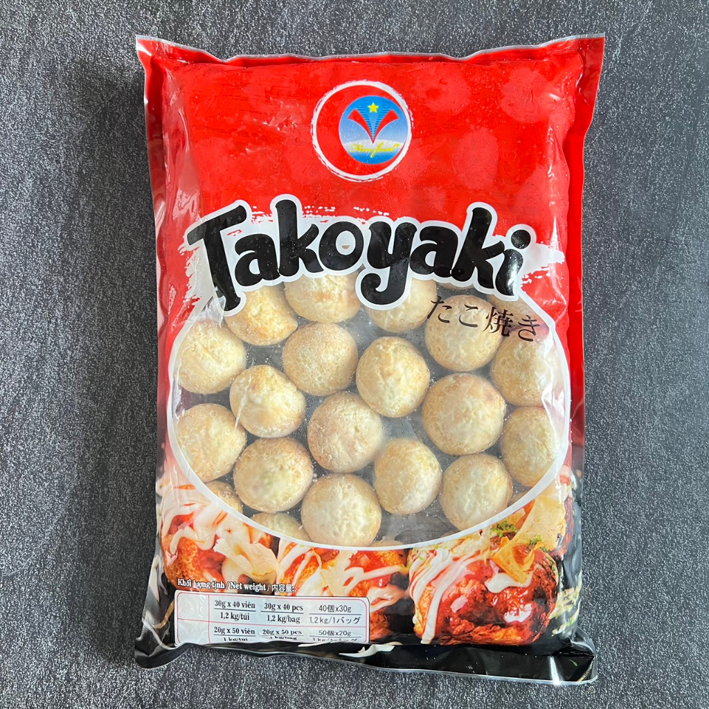 Bánh Bạch Tuộc Takoyaki chế biến sẵn 1.2KG (40 viên)
