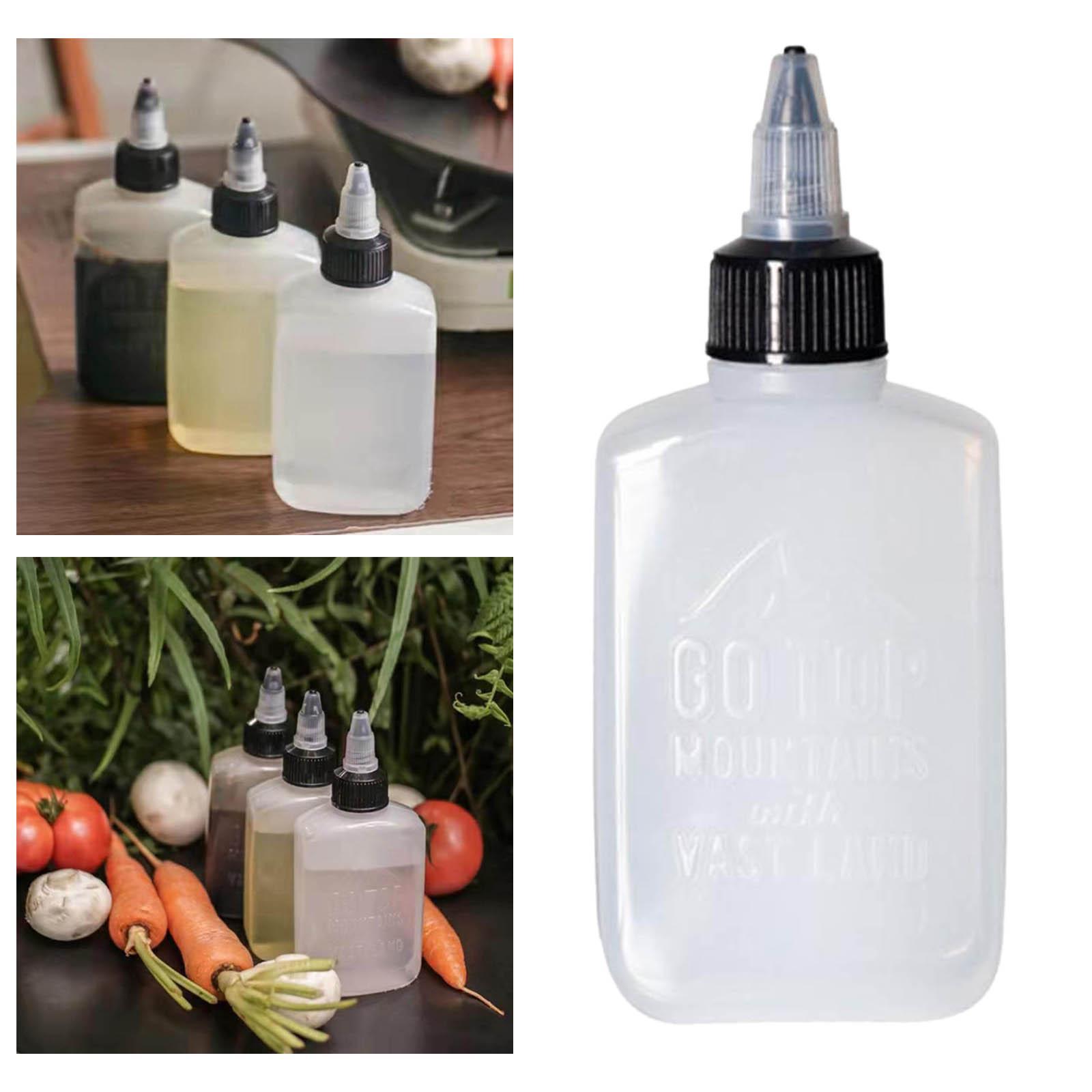 Oil Bottle Liquid Seasoning Bottle Sealed Leakproof Lightweight for Kitchen