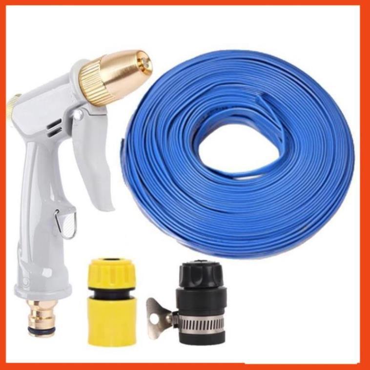 Bộ dây vòi xịt nước rửa xe, tưới cây tăng áp 3 lần, loại 20m 206846