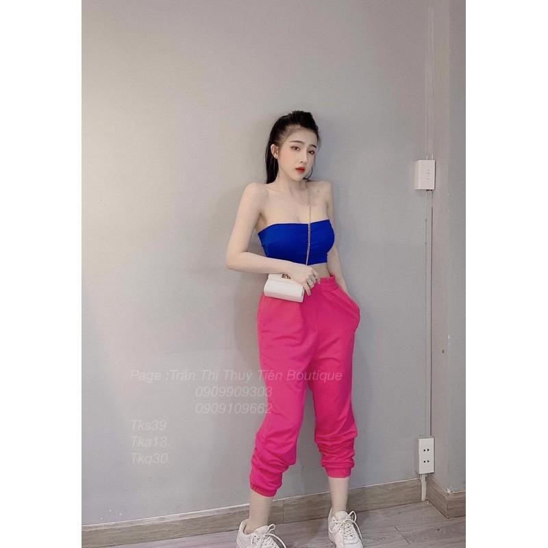 Áo ống croptop nhiều màu freesize dưới 53kg - Colory shop