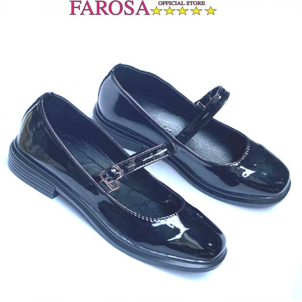 Giày búp bê nữ kiểu dáng Mary Janen FAROSA cài quai ngang cực xinh