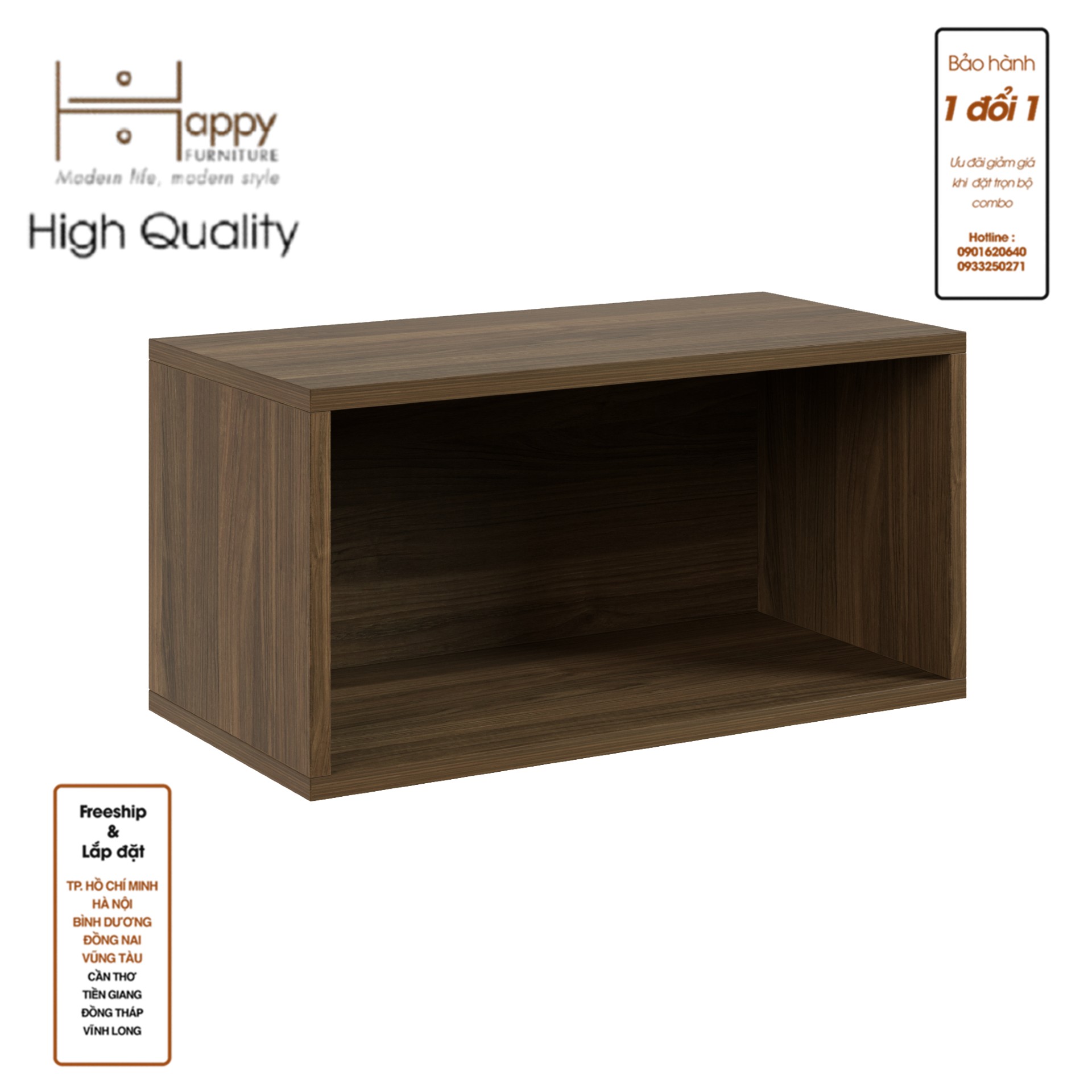 [Happy Home Furniture] ZANE , Kệ trang trí ,60cm x 30cm x 30cm ( DxRxC), KSA_040