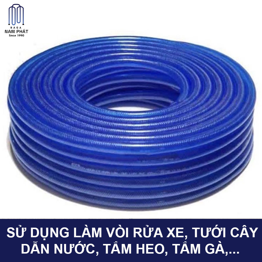 [BÁN CUỘN] Cuộn 6mm ống nước dẻo xanh dương,ống nước tưới cây,ống nước rửa xe