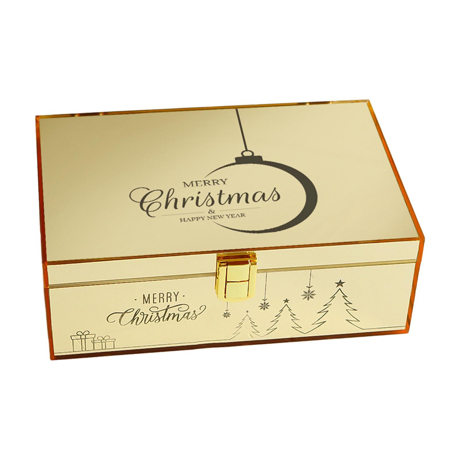 Gift Box with Lid Containers Acrylic Boxes for Birthday Bridesmaid Christmas