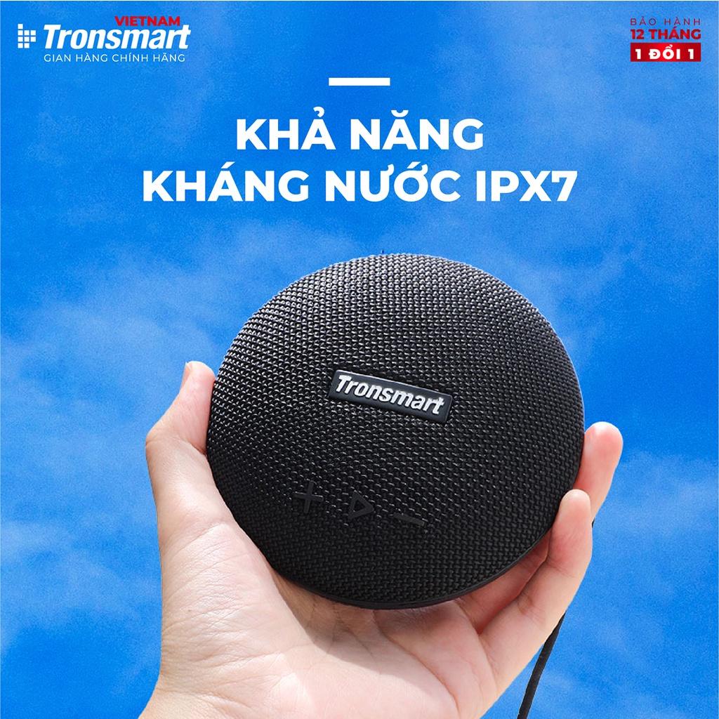 Tronsmart Splash 1 Bluetooth 5.0 Tích hợp đèn LED Chống nước IPX7 Công suất 15W Công nghệ âm thanh SoundPulse TWS - Hàng Chính Hãng