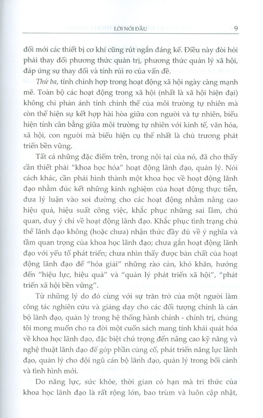 Phát Triển Kỹ Năng Và Nghệ Thuật Lãnh Đạo