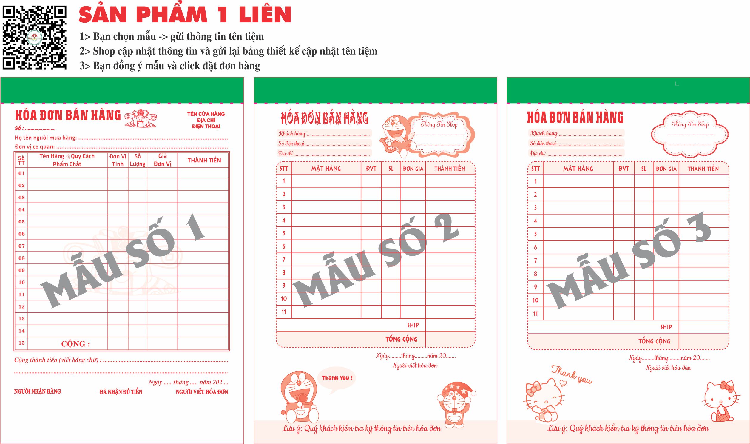 Hóa đơn bán hàng 1 liên-block 10-chọn mẫu in tên