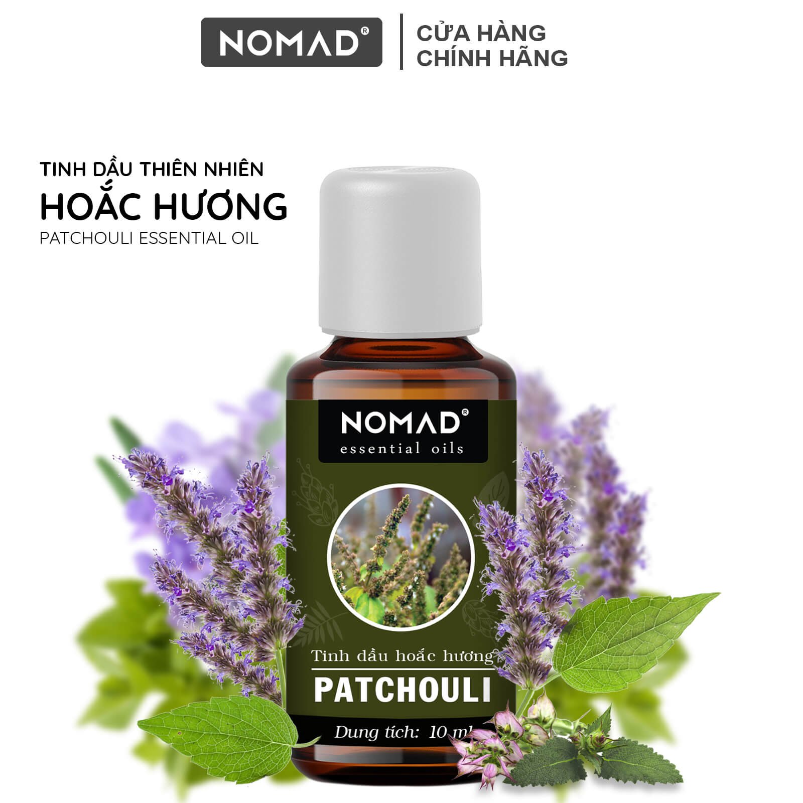 Tinh Dầu Thiên Nhiên Hoắc Hương Nomad Essential Oils Patchouli