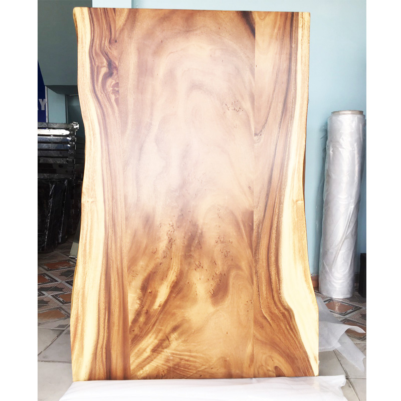 Mặt bàn gỗ me tây ghép tự nhiên rộng 88cm dài 1.5m