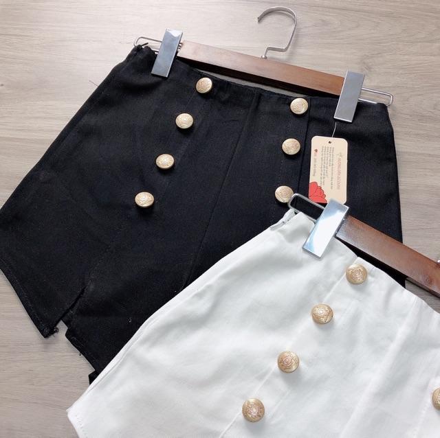 Quần shorts đùi kaki 8 nút xê đùi lưng siêu cao -3uz45