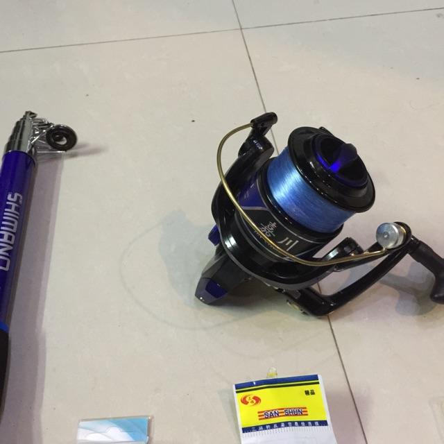 Bộ cần rút 2,7-3,6 m shimano máy 6000