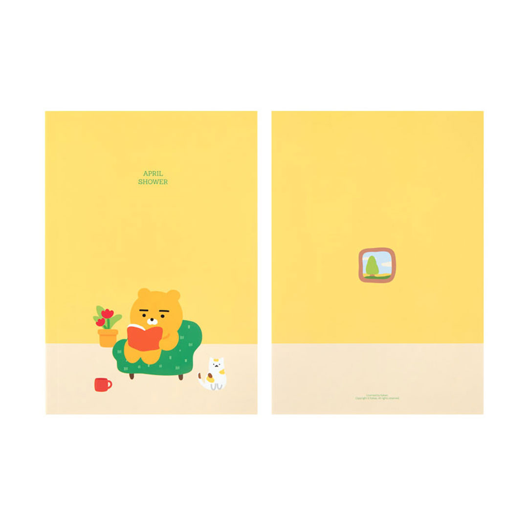 Sổ Tay B6 April Shower Ryan Kakao Friends Chính Hãng