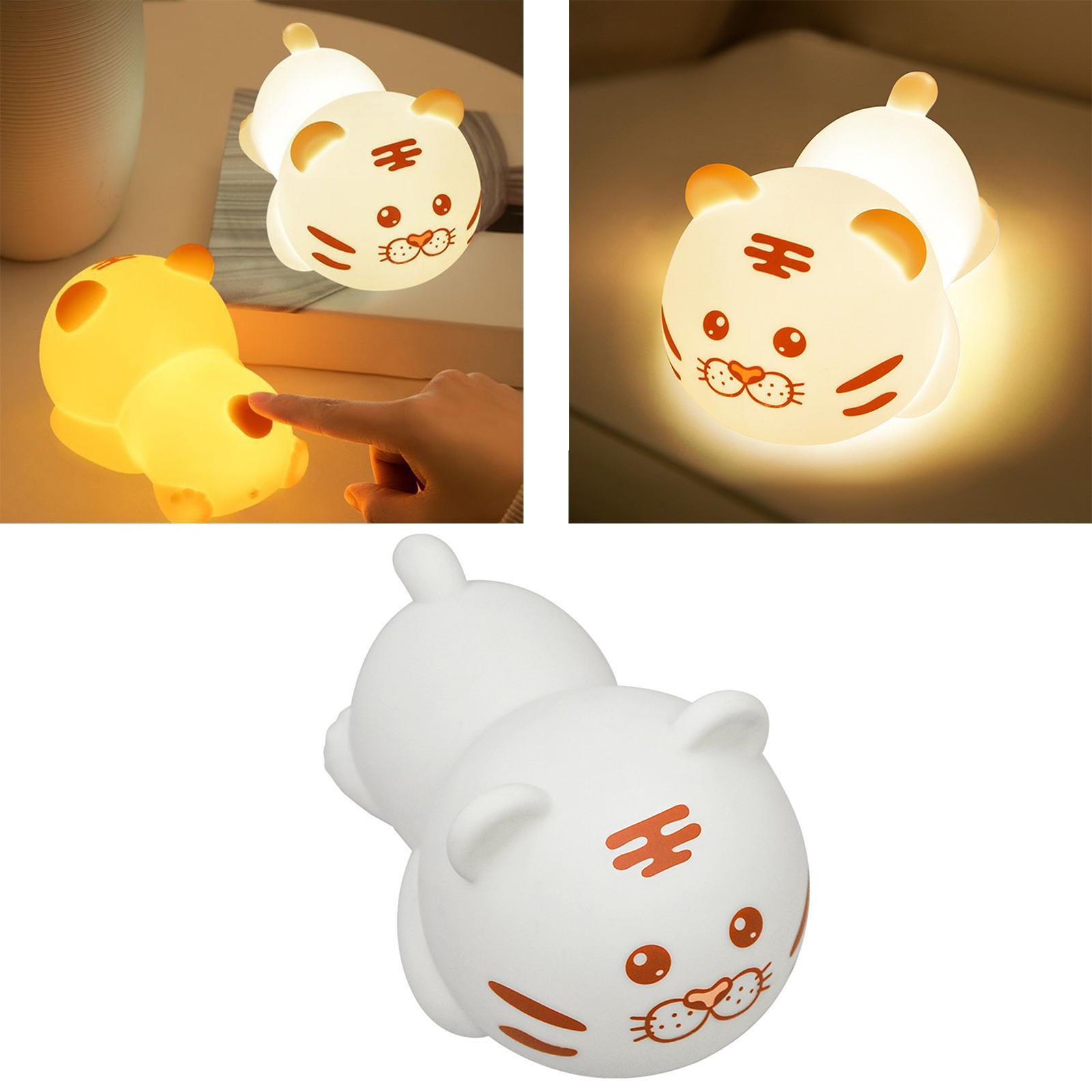 Cartoon LED Sleeping Night Light Touch Sensor Bedside