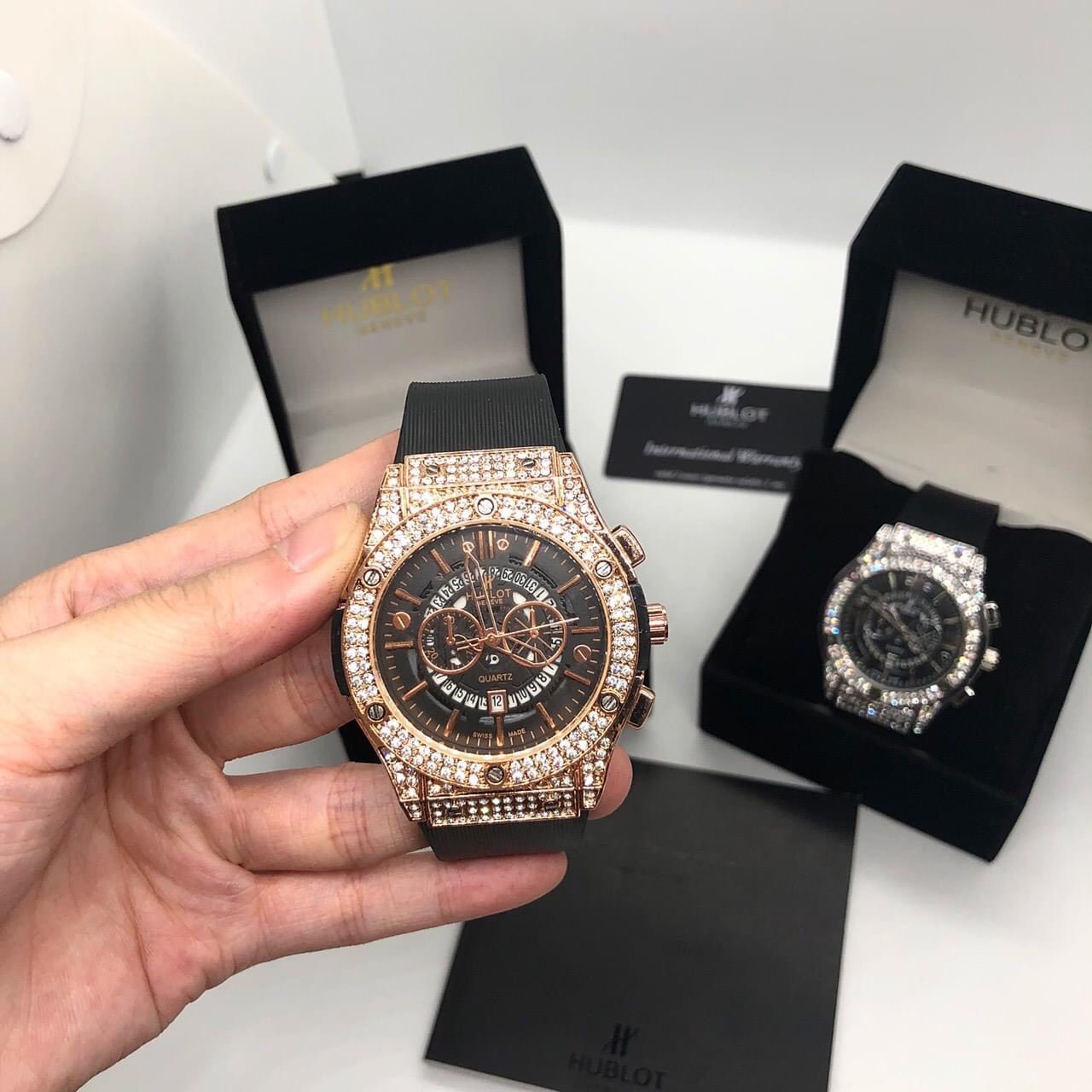 [Hublot đôi - nam nữ] Đồng hồ Hublot nam nữ - đồng hồ cặp đôi hàng đẹp - Cung Cấp Bởi AmandaC Life