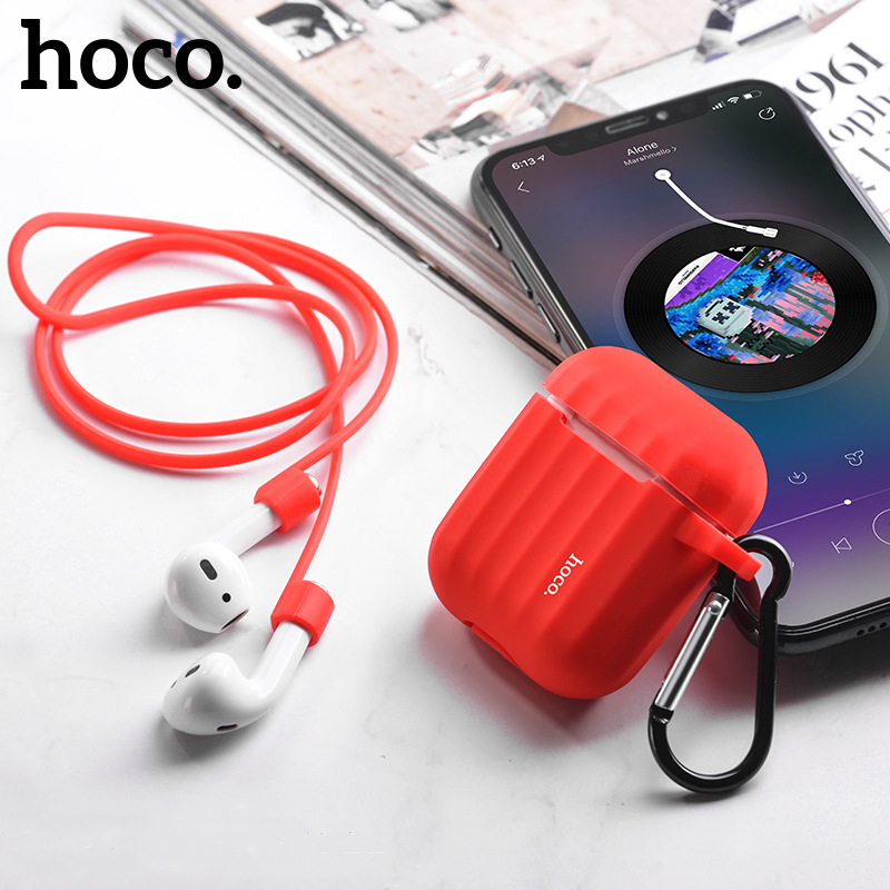 Ốp Case Silicon HOCO WB10 cho Airpods 1/ Airpods 2_Hàng Nhập Khẩu