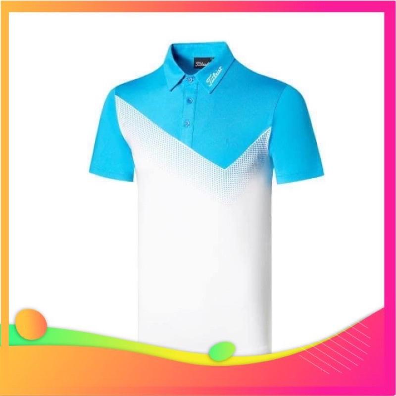 Áo Cộc Tay Nam Golf Cotton Co Dãn Tháo Mái Nhẹ Nhàng