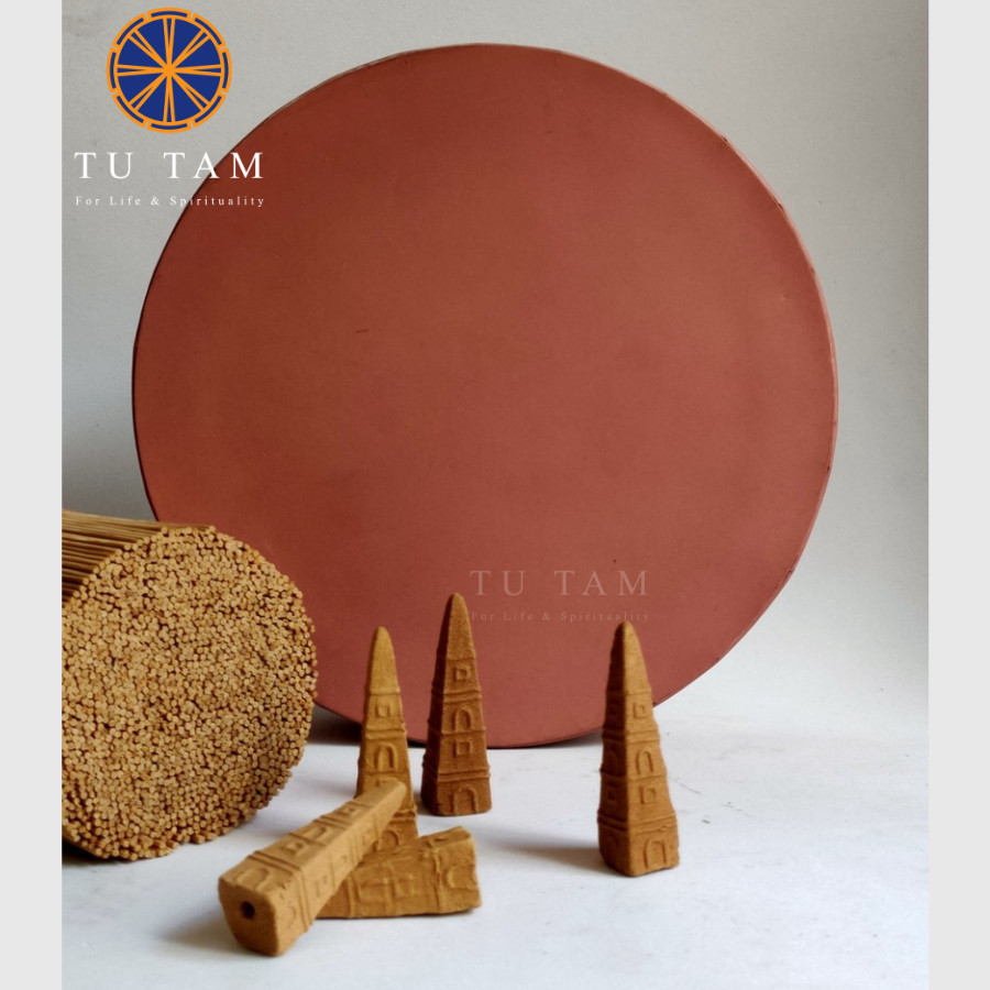 Trầm nụ tháp Từ Tâm mùi hương ngọt dịu- Hộp cam 500g