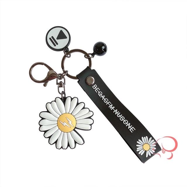 Móc Khoá Hoa Cúc GD cao su Ulzzang