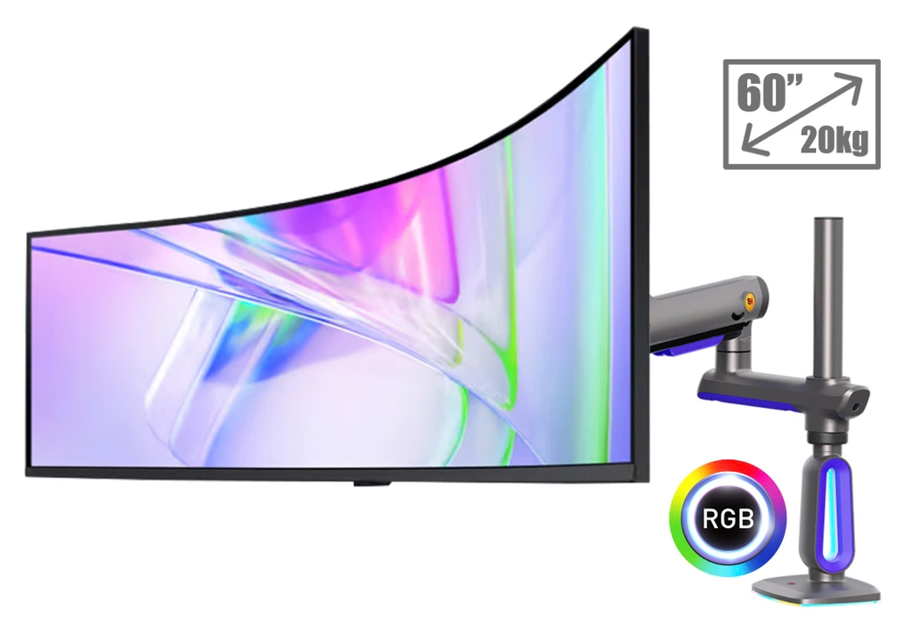 Giá Treo Tivi LD NB G80 Gaming RGB (32" - 60") – Hàng Chính Hãng