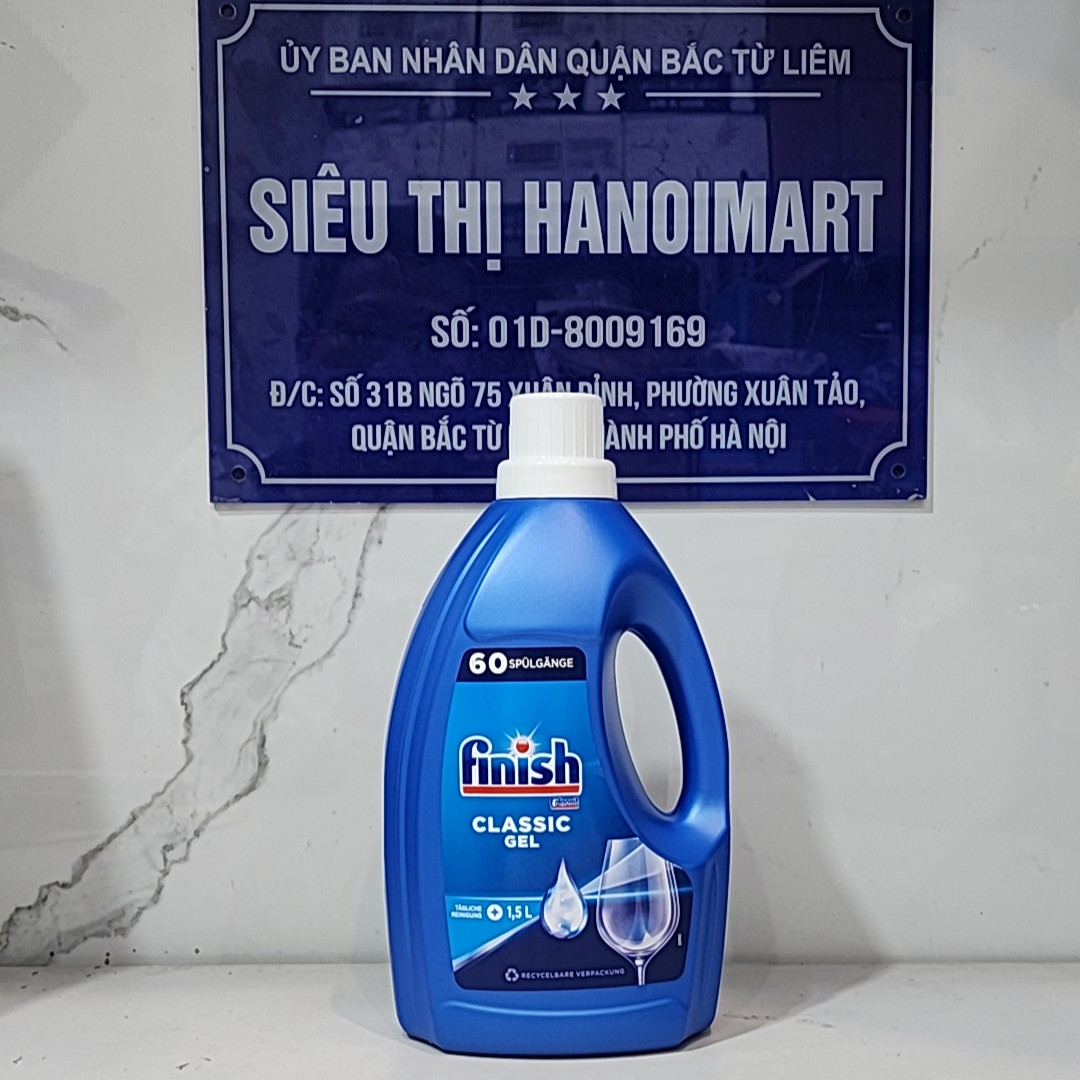 Gel rửa chén bát Finish 1.4L All in 1 Max dùng cho máy, Xà phòng Gel rửa bát Finish Classic 1.5L, Gel Finish Eco 900ml, Gel Finish All in one Max 700ml 