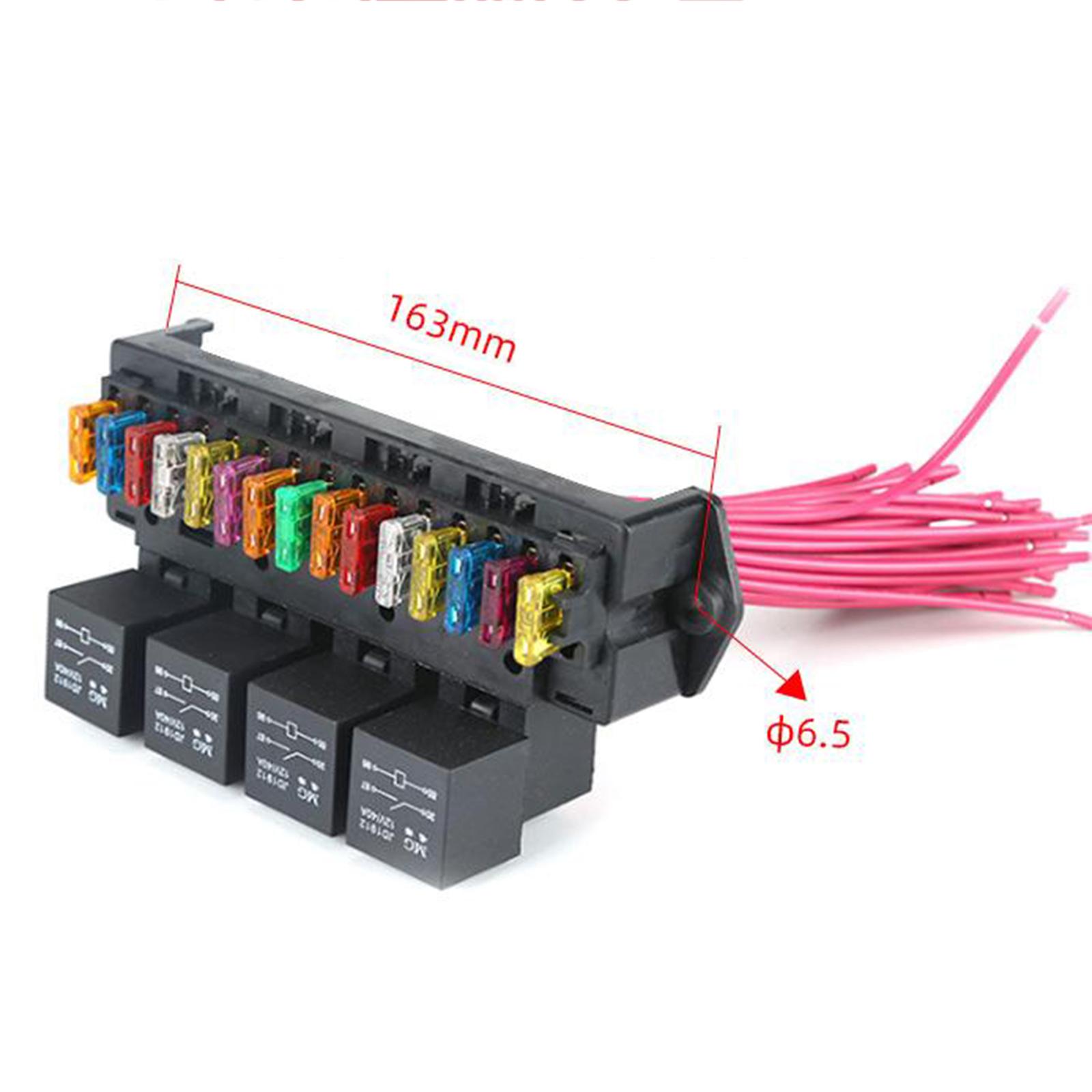 2x 15 Way Fuse Block Fuse Box Holder,  Fuse Block