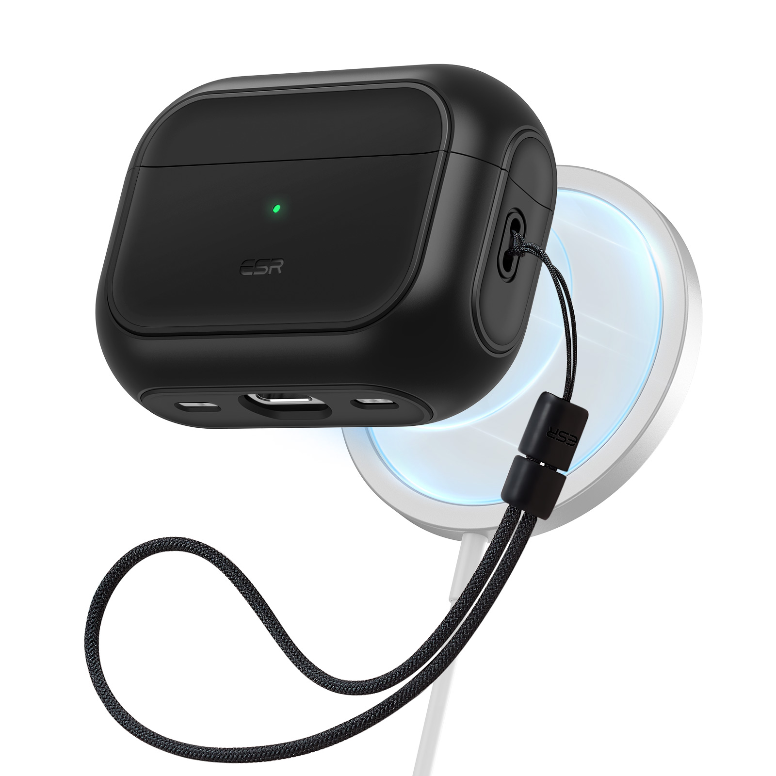 Bao Case cho AirPods Pro 2 ESR Orbit Hybrid Case with HaloLock - Hàng Chính Hãng